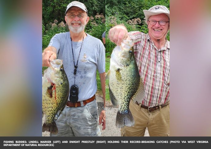 Fishing Buddies Break West Virginia Black Crappie Records Within Hours