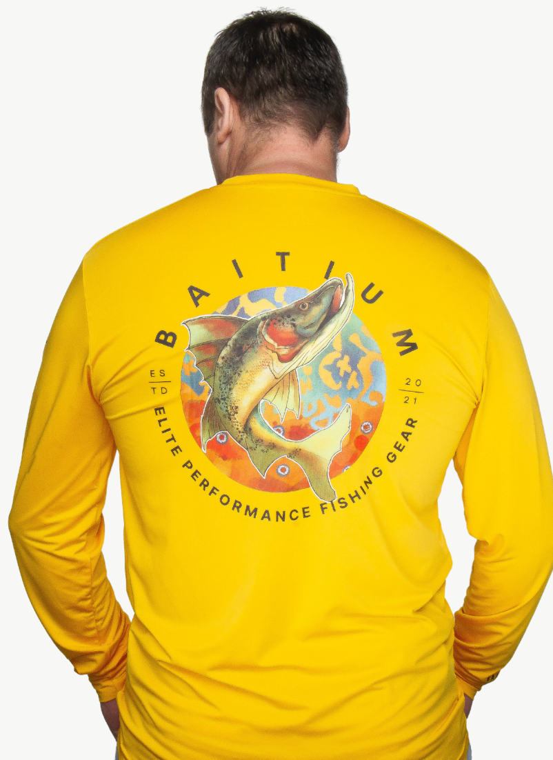 Baitium Fishing Shirt: Freshwater Series Long Sleeve UPF50+ - Salmon, Bass, Tr fishing shirt