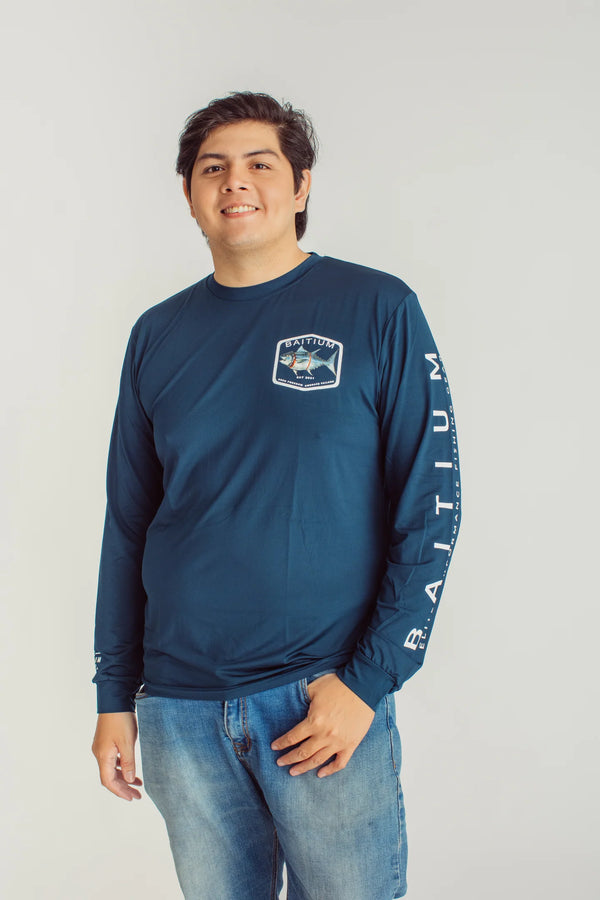 Baitium UPF 50+ Long Sleeve Fishing Shirt - Bluefin Tuna, Yellowfin Tuna
