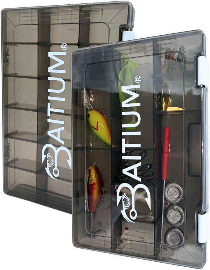Baitium Fishing Tackle Tray Box: Gear Organizer by Baitium fishing tackle box
