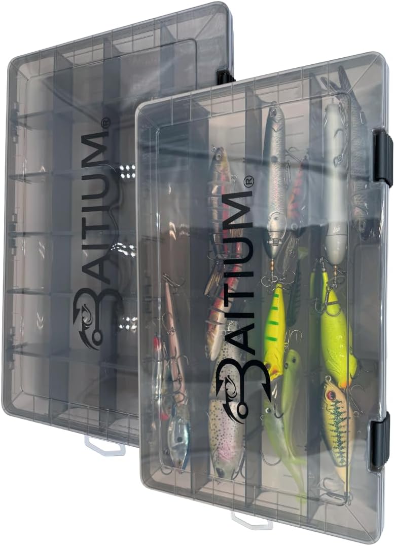 Baitium Fishing Tackle Tray Box: Gear Organizer by Baitium fishing tackle box