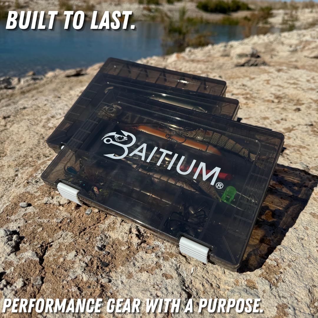 Baitium Fishing Tackle Tray Box: Gear Organizer by Baitium fishing tackle box