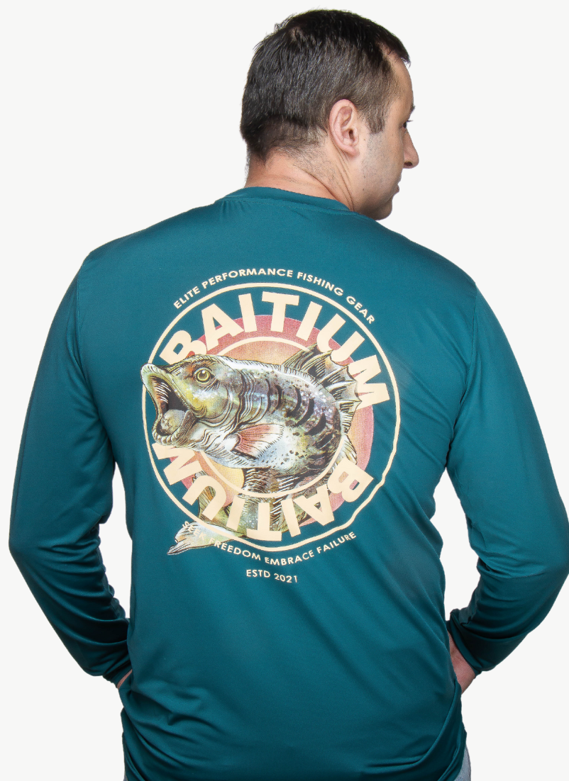 Baitium Fishing Shirt: Freshwater Series Long Sleeve UPF50+ - Salmon, Bass, Tr fishing shirt