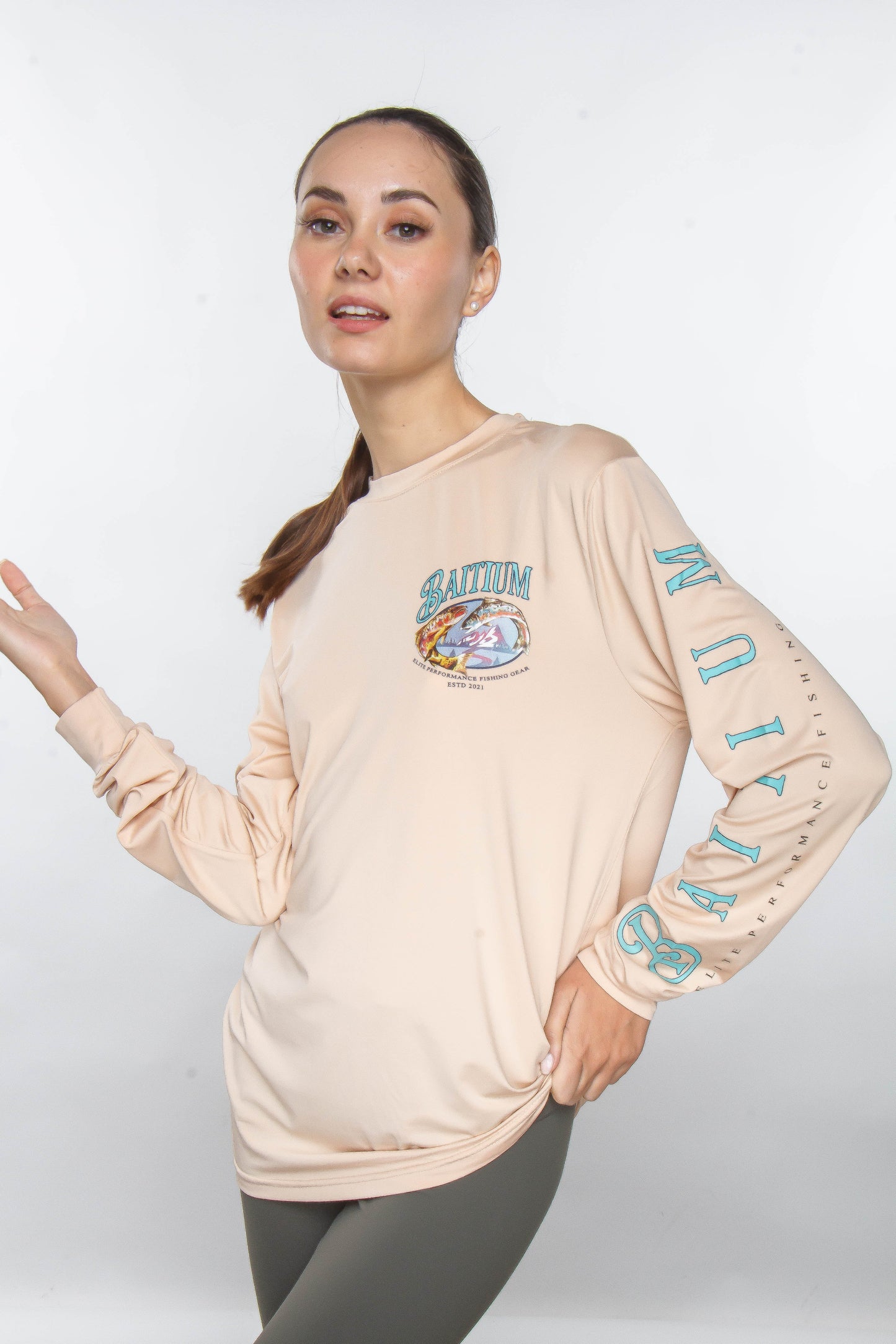 Baitium Fishing Shirt: Freshwater Series Long Sleeve UPF50+ - Salmon, Bass, Tr fishing shirt