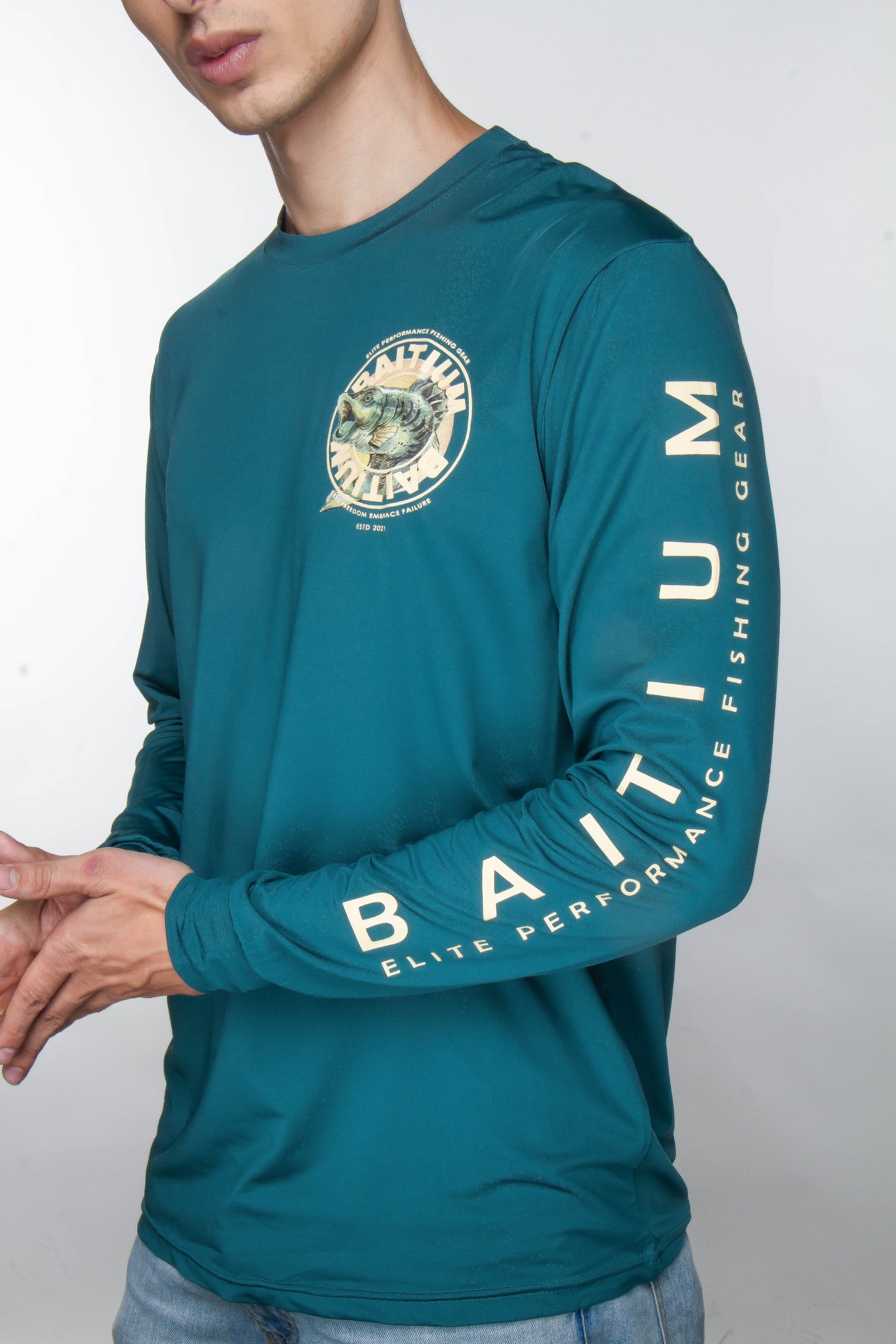 Baitium Fishing Shirt: Freshwater Series Long Sleeve UPF50+ - Salmon, Bass, Tr fishing shirt