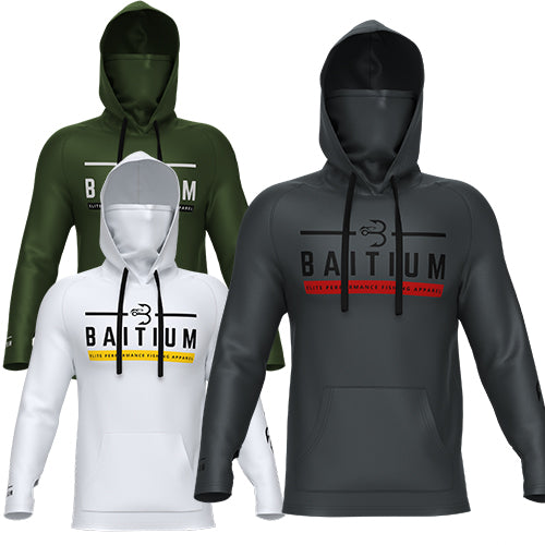 Original Baitium Hooded UPF 50+ Performance Long Sleeve Set (3) Fishin