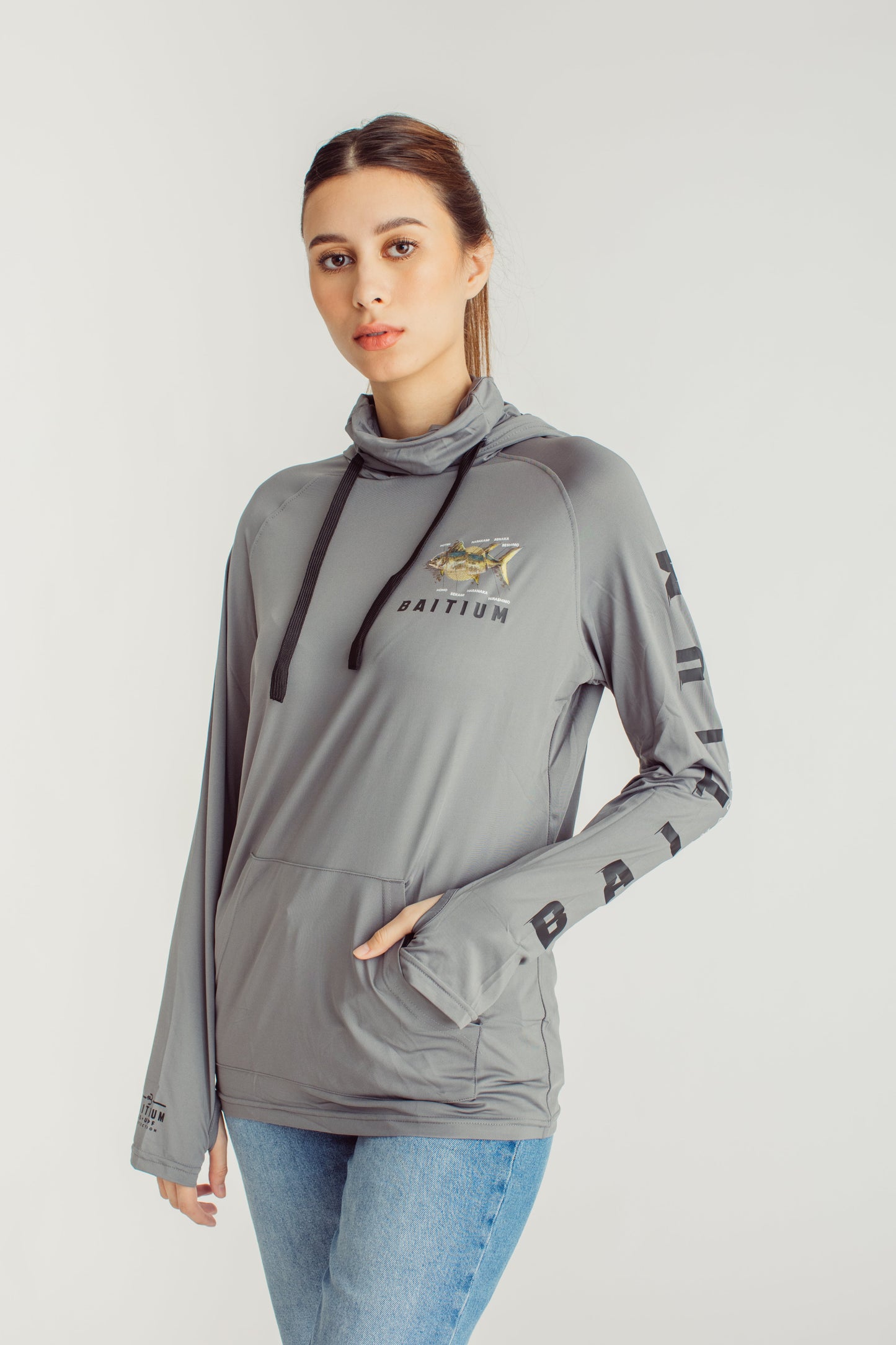 Baitium Fishing Shirt UPF 50+ Hooded PFG Long Sleeve Deconstructed Series Bait fishing shirt