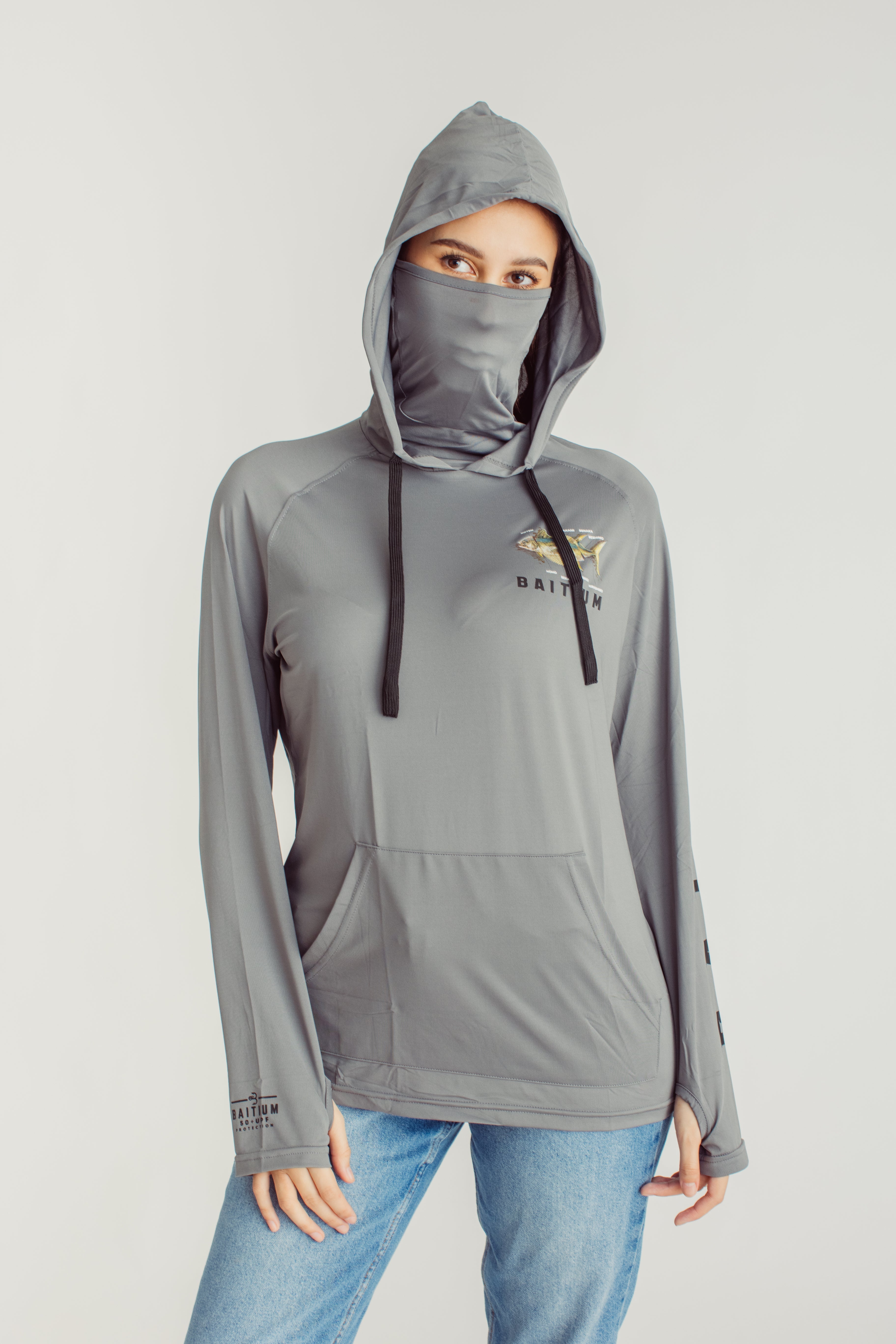 Baitium Fishing Shirt UPF 50+ Hooded PFG Long Sleeve Deconstructed Series Bait fishing shirt