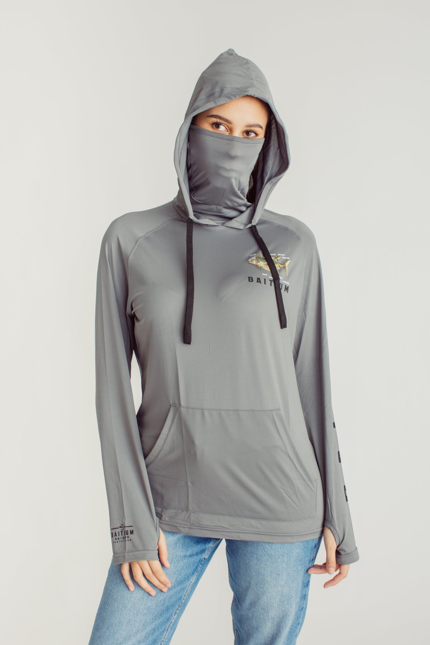 Baitium Fishing Shirt UPF 50+ Hooded PFG Long Sleeve Deconstructed Series Bait fishing shirt
