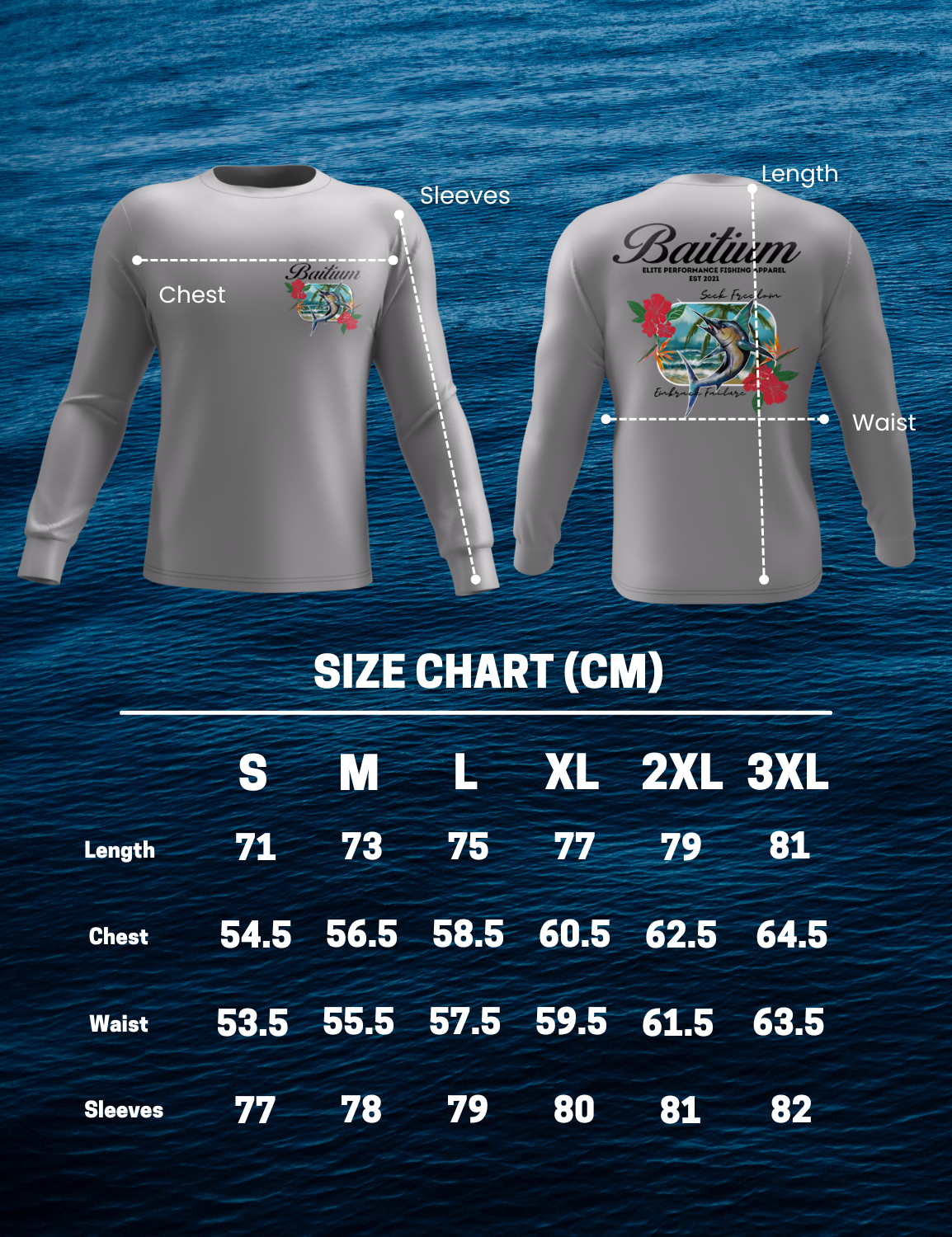 Baitium PFG Shirt Performance Fishing Gear for Anglers Baitium Original Series PFG shirt