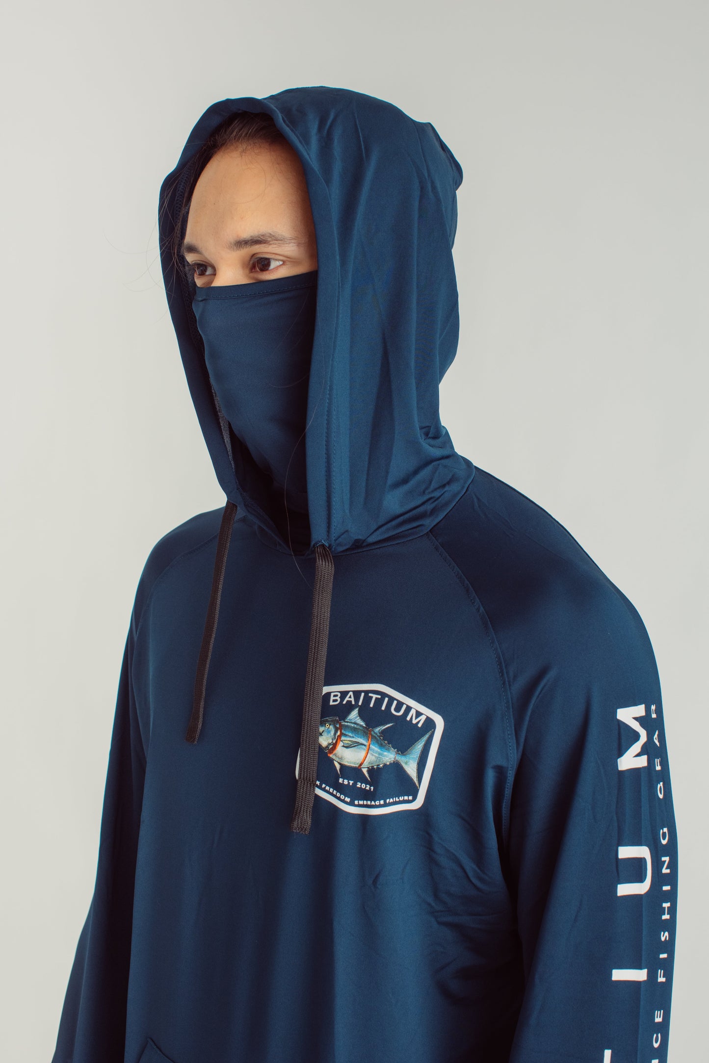 Baitium Fishing Shirt UPF 50+ Hooded PFG Long Sleeve Deconstructed Series Bait fishing shirt
