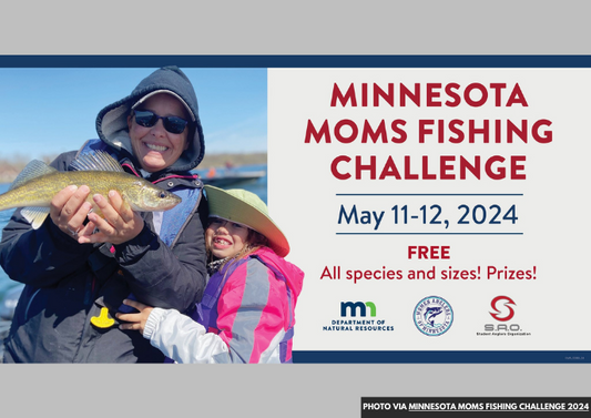 Minnesota Moms Invited to Join Free Virtual Fishing Challenge on Mother's Day Weekend