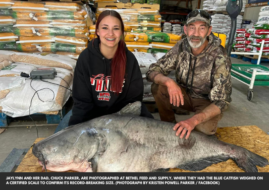 Ohio Teen Reels in Record-Breaking 101-Pound Blue Catfish
