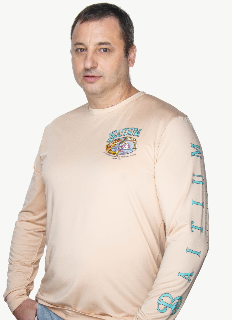 Salty Bonz Cabo Long Sleeve Moisture Wicking Fishing T- Shirt with 50+ UPF  Protection Perfect for Fishing, Boating and The Beach (Aluminum, XS, x_s)
