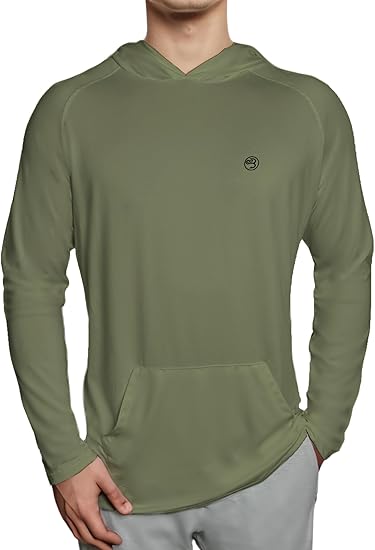 Baitium UPF 50+ Long Sleeve Sun Protection Fishing Shirts With Hood - Basic Se fishing shirt with hood