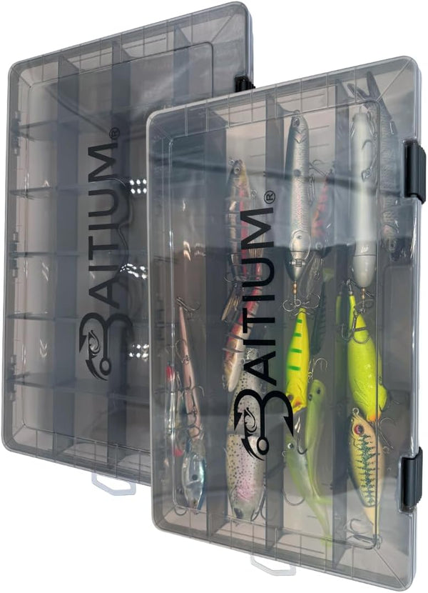 Baitium Fishing Tackle Tray Box:  Gear Organizer by Baitium fishing tackle box