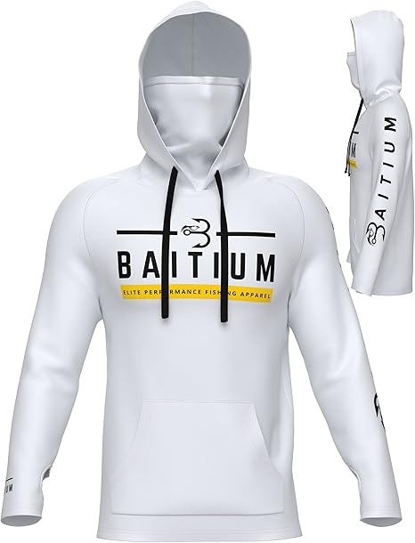 Baitium Fishing Shirts for Men, Mens Fishing Shirts Long Sleeve, UPF 50 Hoodie fishing shirts