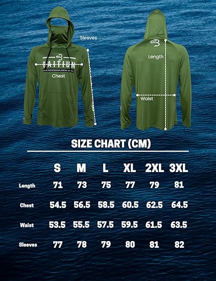 Baitium Fishing Shirts for Men, Mens Fishing Shirts Long Sleeve, UPF 50 Hoodie fishing shirts