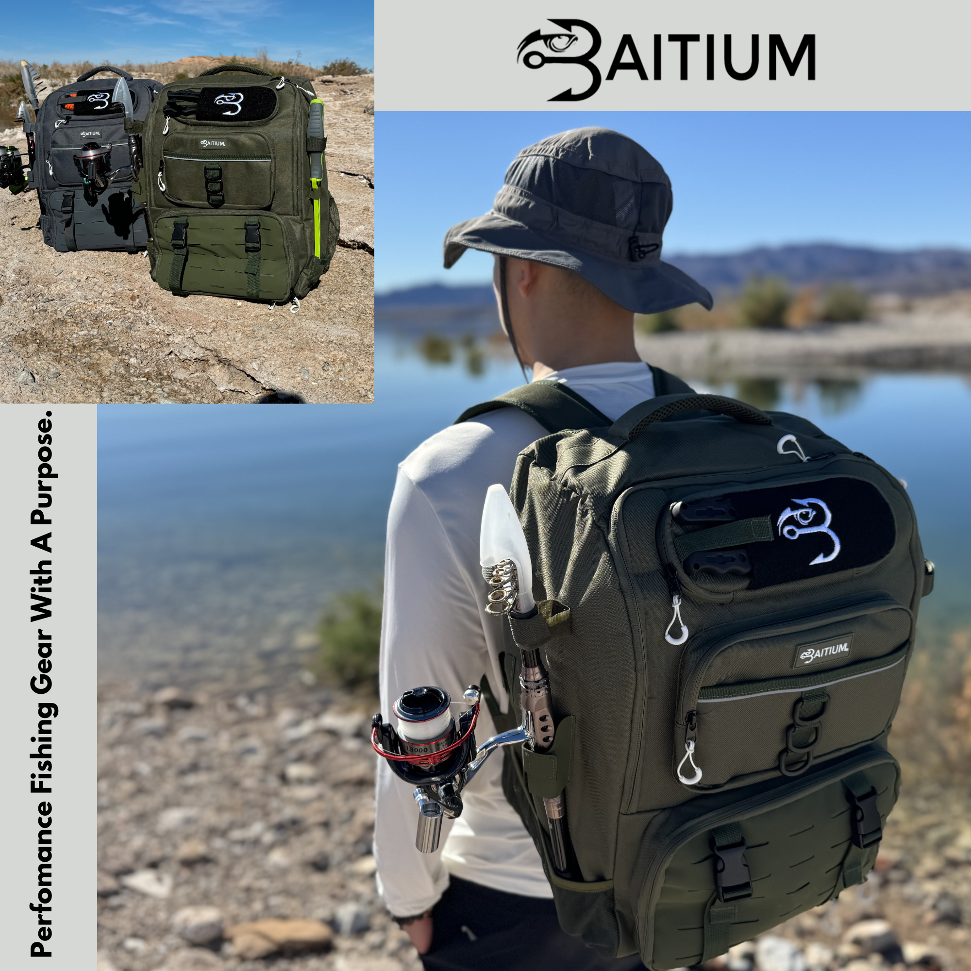 thumbnail image 2 of Calcutta Squall Tactical Tackle Backpack – Grumpys Tackle 2 of 11