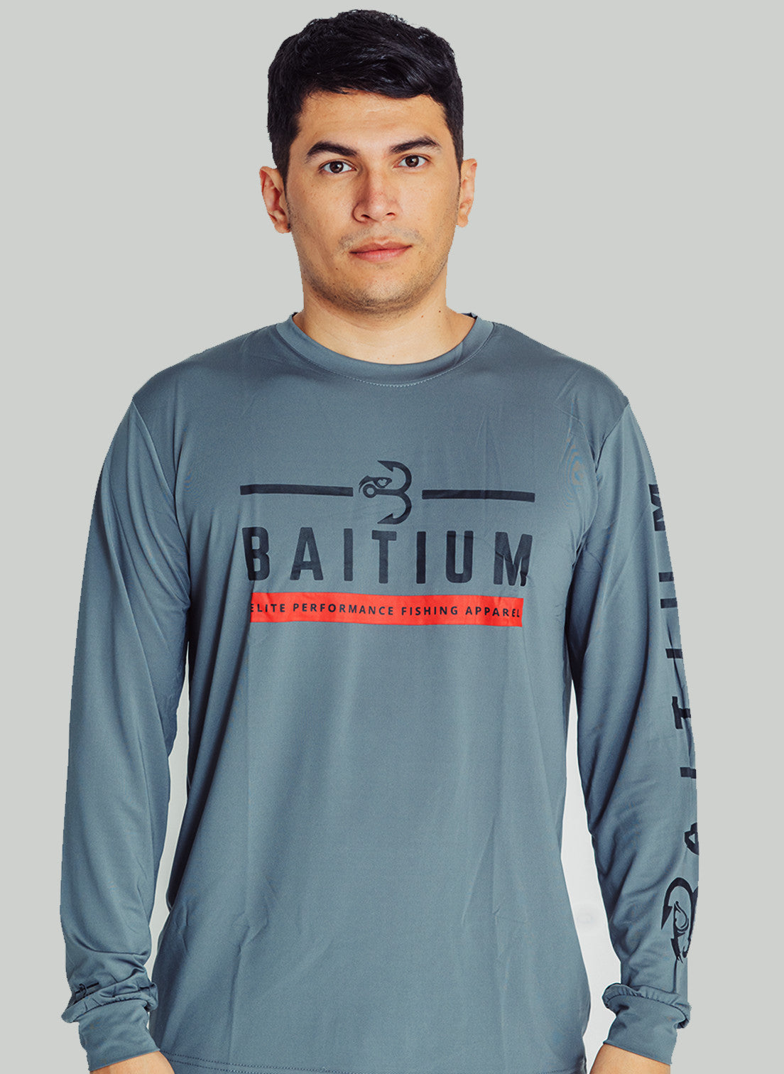 Baitium UPF 50+ Performance Long Sleeves Fishing Shirts Grey / X-Large