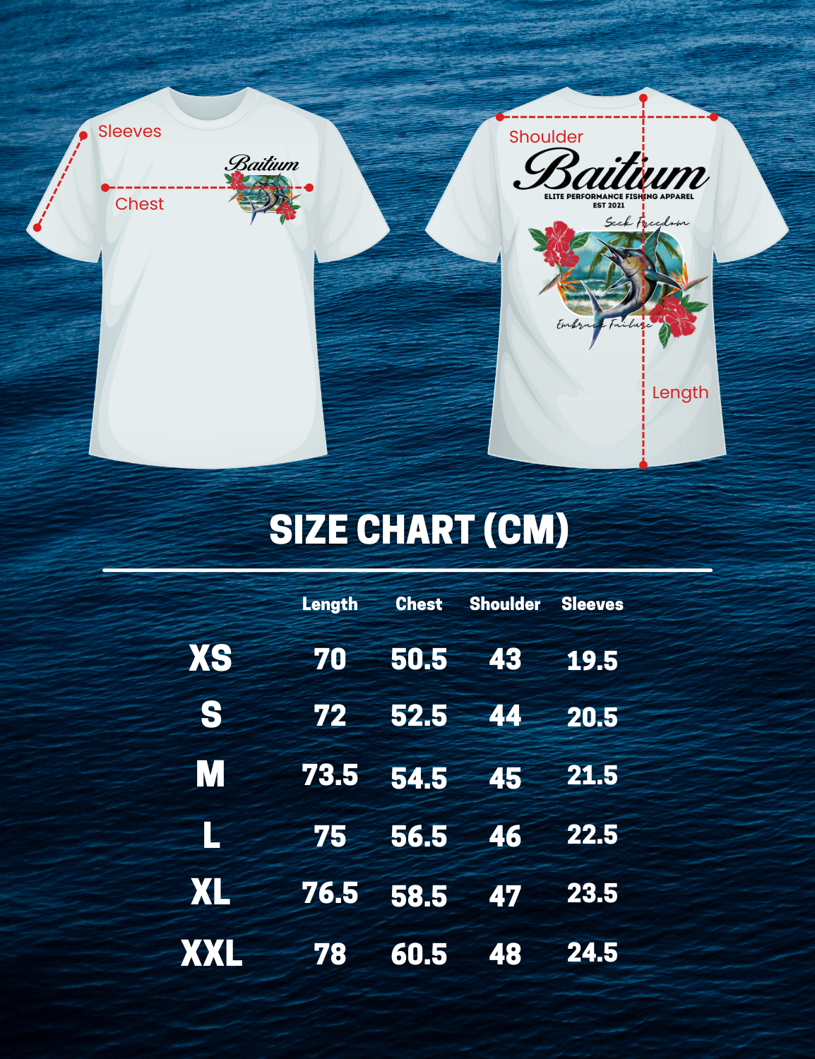 The Tropical Marlin  - Performance Fishing T-Shirt
