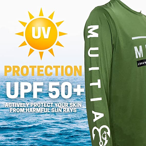  Haimont Mens UPF 50+ Sun Protection Hoodie Long Sleeve SPF  Fishing Hiking Running Thumbhole Shirts Hooded Quick Dry Lightweight