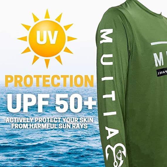 UPF 50+ Performance Long Sleeves Fishing Shirts