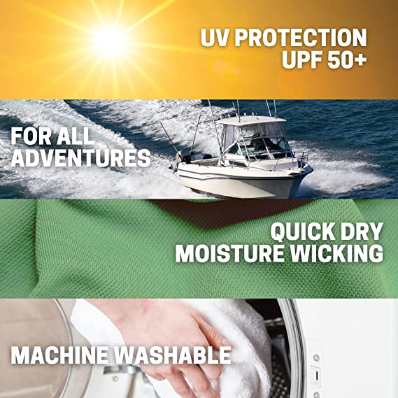 UPF 50+ Performance Long Sleeves Fishing Shirts