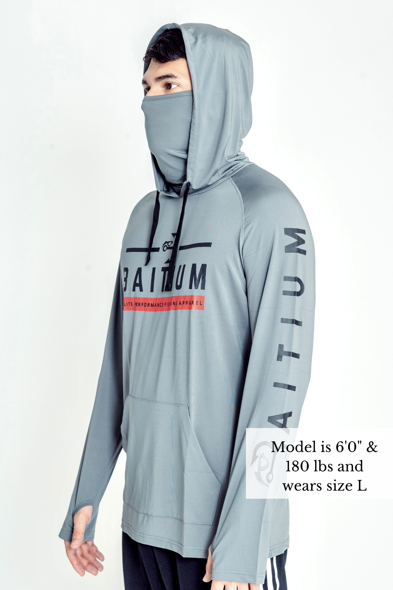 Baitium Original Hooded UPF 50+ PFG Long Sleeves Fishing Shirts White / Small